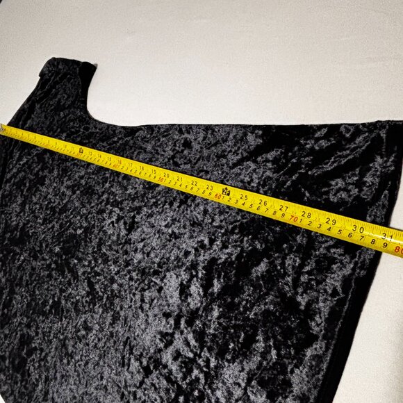 The Vanity Room Black Crushed Velvet Mini Dress S Whimsigoth Romantic Goth Soft - Picture 11 of 15